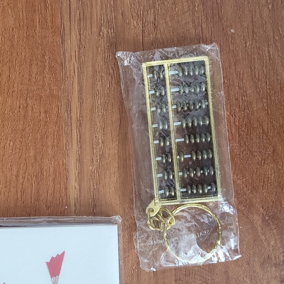 Vintage stationary l key ring l key chain - Picture 2 of 3